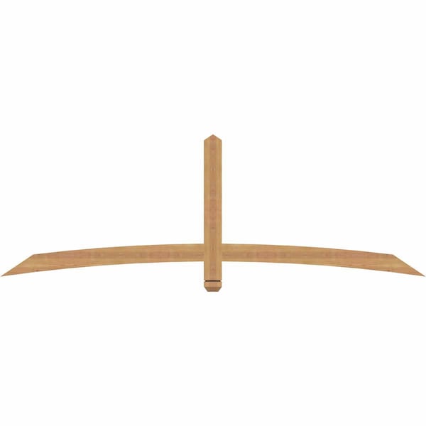 Ekena Millwork Bellingham Timber Gable Bracket, Western Red Cedar, 84"W x 28"H x 1 1/2"D x 3 1/2"F, 8/12 Pitch GBW084X28X0204BEL00SWR - main